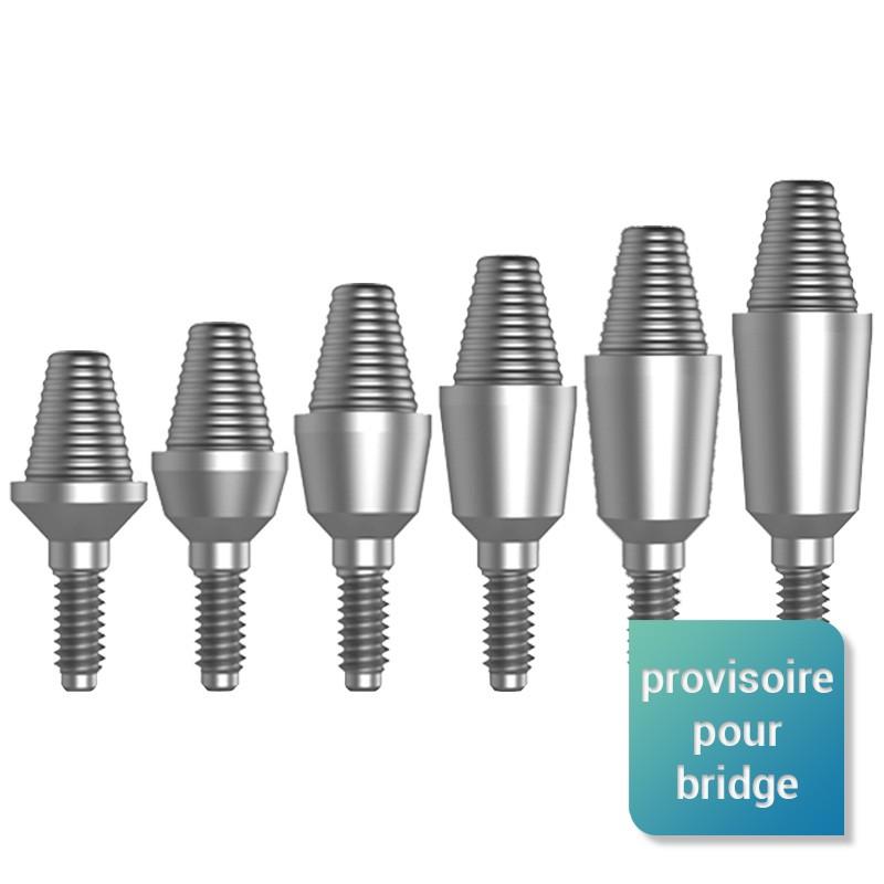 Piliers provisoires pour bridge (livré avec son coping : ccp_00) - Safe Implant