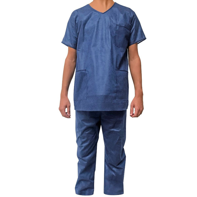 Pyjamas bleu foncé en Polypropylene 40G/M² (10)