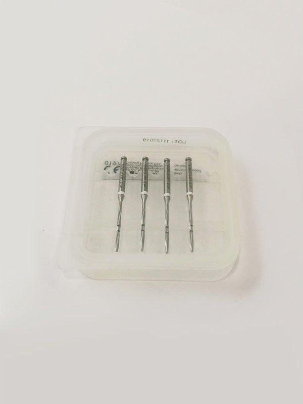 Lot de 4 alésoirs forets pour tenons cylindro coniques - Safe Implant