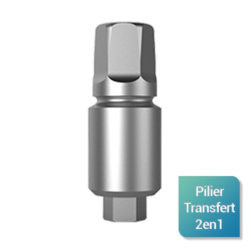 Safe Clic™ - pilier/transfert ciel fermé 2en1 (vendu avec son coping) Wide plateforme