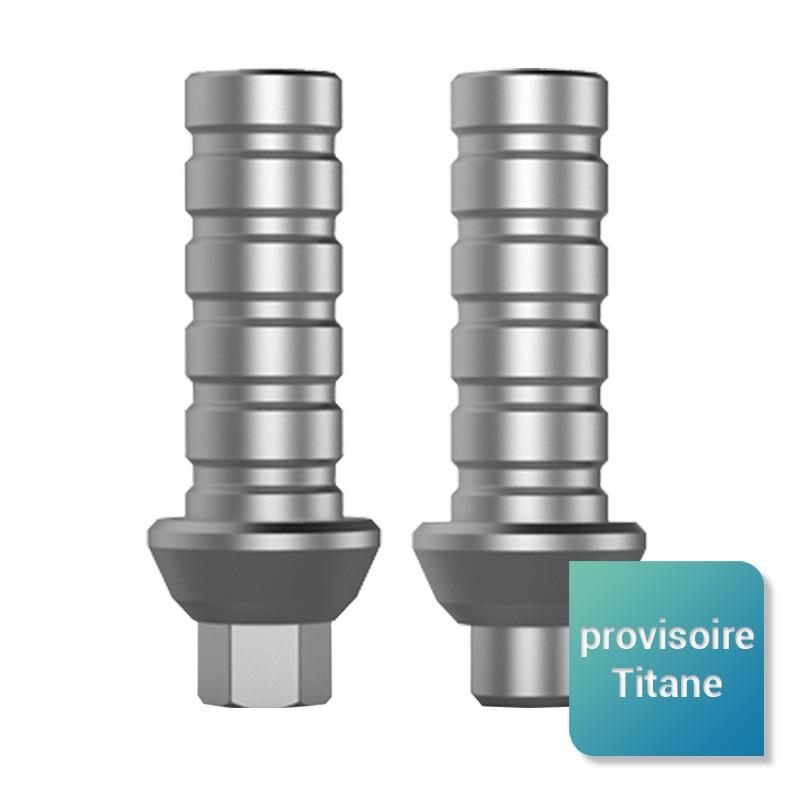 Piliers provisoires en titane pour unitaire ou bridge - Safe Implant