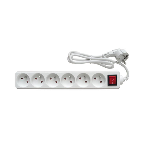 Multiprise bloc 6 prises avec interrupteurs pour chaque prise, Multiprises