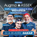 Formation greffe osseuse - Augma + ASSEK Lift - 25 & 26 Avril 2026 Dakar Sénégal - Docteur David Baranès, Docteur Tanguy Rouxel et Docteur Yehya Farhat - Safe Implant - Safe Academy - Qualiopi