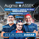 Formation greffe osseuse - Augma + ASSEK Lift - 25 & 26 Avril 2026 Dakar Sénégal - Docteur David Baranès, Docteur Tanguy Rouxel et Docteur Yehya Farhat - Safe Implant - Safe Academy - Qualiopi