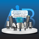 50 Implants & Trousse de chirurgie + 50 Piliers + 50 Analogues (Tout au choix) - AB Dental