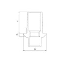 P3-TIT Large - Pilier Ti-Base pour couronne unitaire - AB Dental - Safe Implant