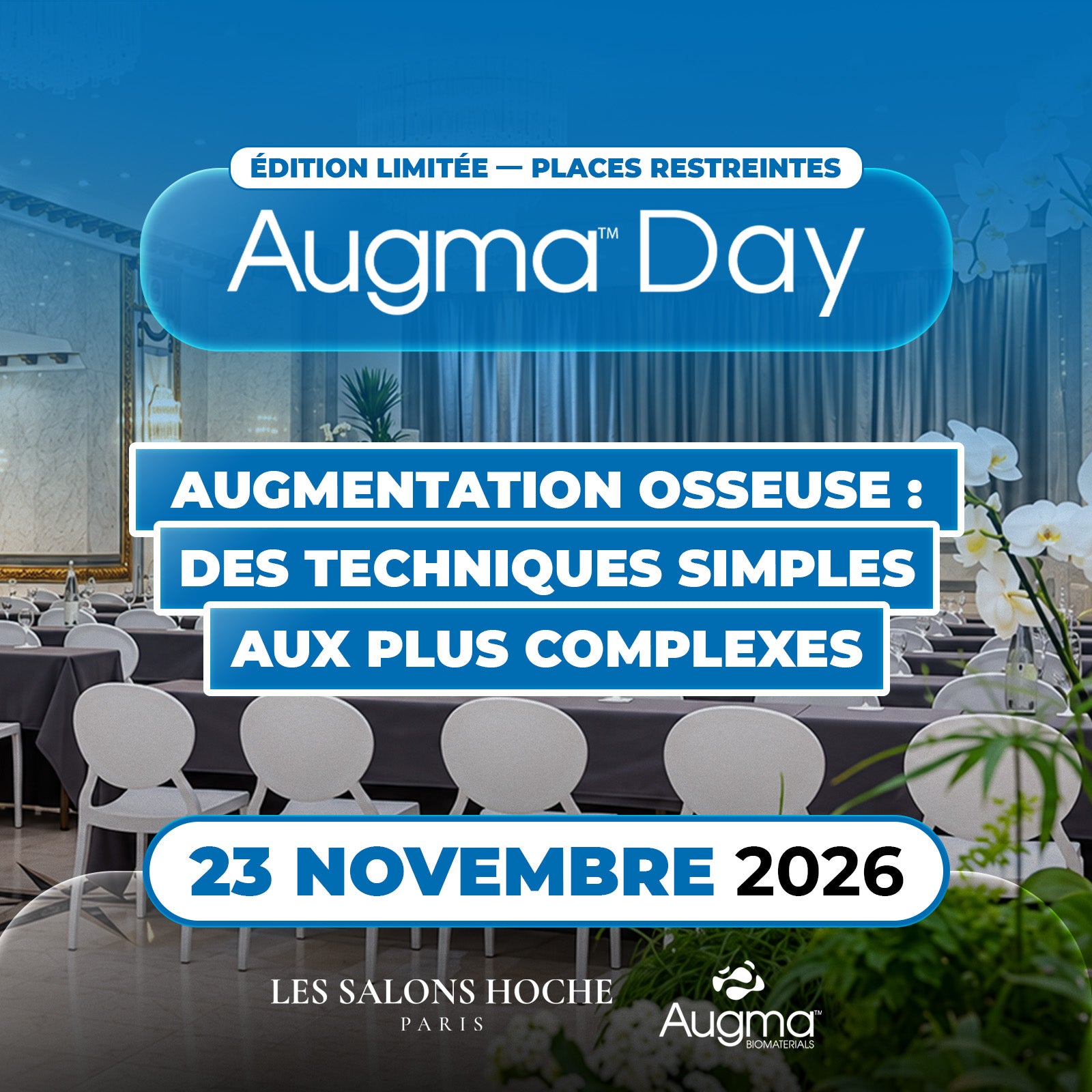 AUGMA DAY 2026 – 23 novembre 2026, Les Salons Hoche