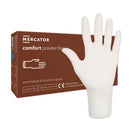 Gants d'examen et de protection x100 -  Latex sans poudre - MERCATOR - Safe Implant