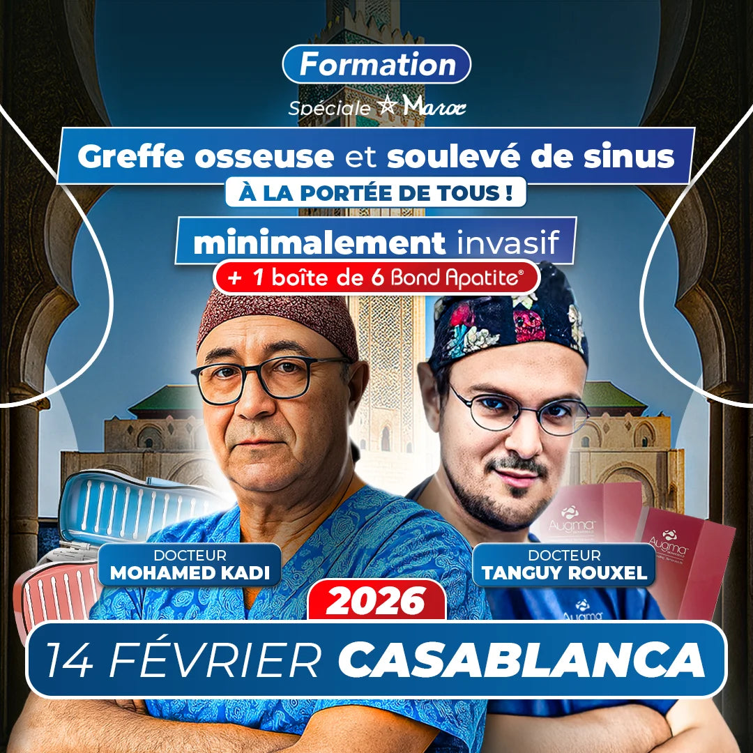 Formation greffe osseuse - Augma + ASSEK Lift - 14 Février 2026 Casablanca