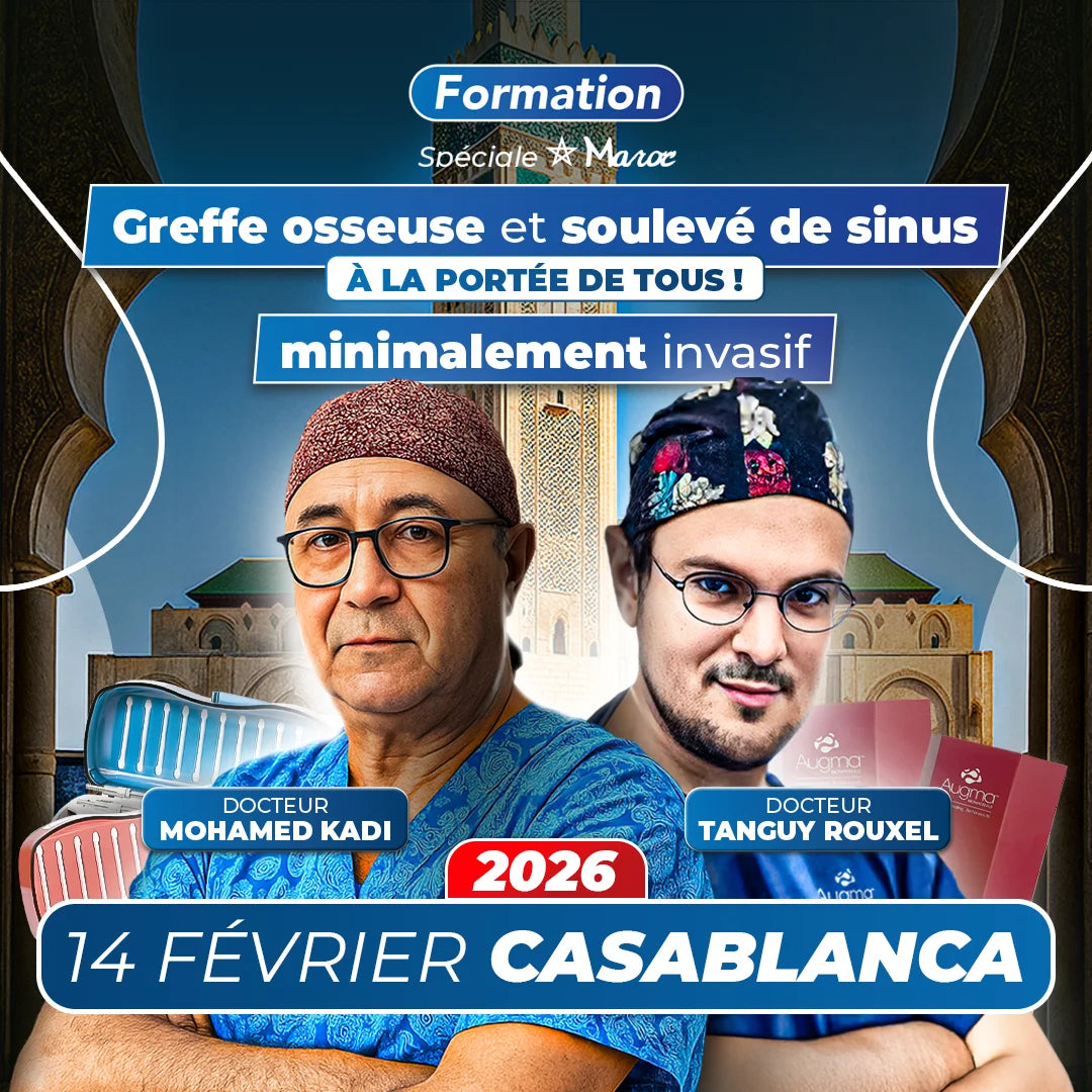 Formation greffe osseuse - Augma + ASSEK Lift - 14 Février 2026 Casablanca