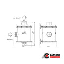 Cartouche filtre absolu HEPA H14 - H 18 ou 37,5 cm - Cattani - Safe Implant