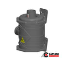 Filtre antibactérien avec charbon actif et support de fixation HEPA H14 - Cattani - Safe Implant