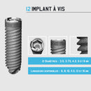 Implant à vis - I2 - AB DENTAL - Safe Implant