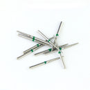 Fraises Diamantée FG x5 - Tête Cône à extrémité plate - Hauteur 24/22 mm - Iso : 173 - DIAN FONG - Safe Implant