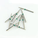 Fraises Diamantée FG x5 - Tête Cône à extrémité plate - Hauteur 21 mm - Iso : 197 - DIAN FONG - Safe Implant