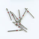 Fraises Diamantée FG x5 - Tête pointu - Hauteur 19 mm - Iso : 257 - DIAN FONG - Safe Implant