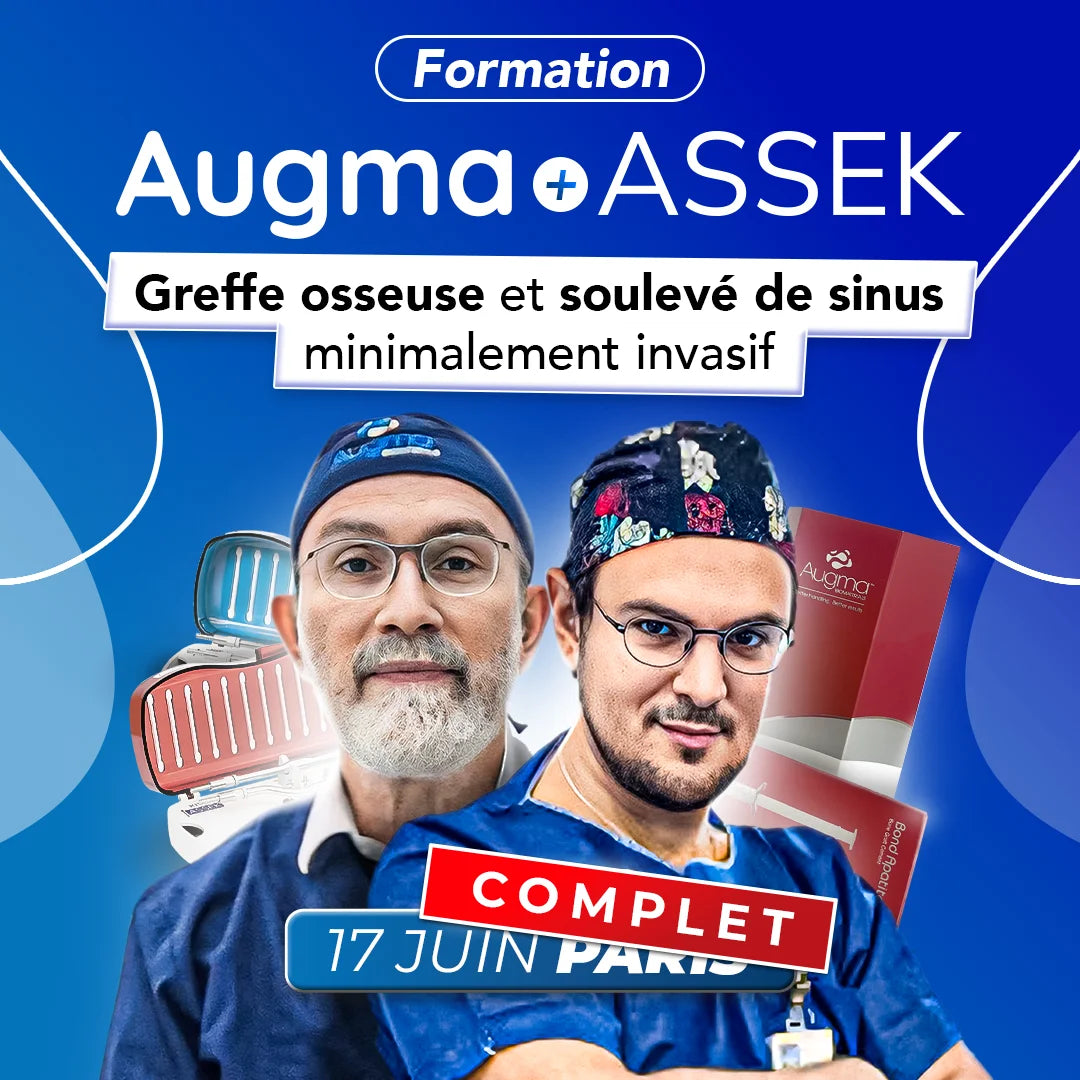 Formation greffe osseuse - Augma + ASSEK Lift - Juin 2025 LYON - David Baranès, Tanguy ROUXEL & Robert Fromental - Safe Implant