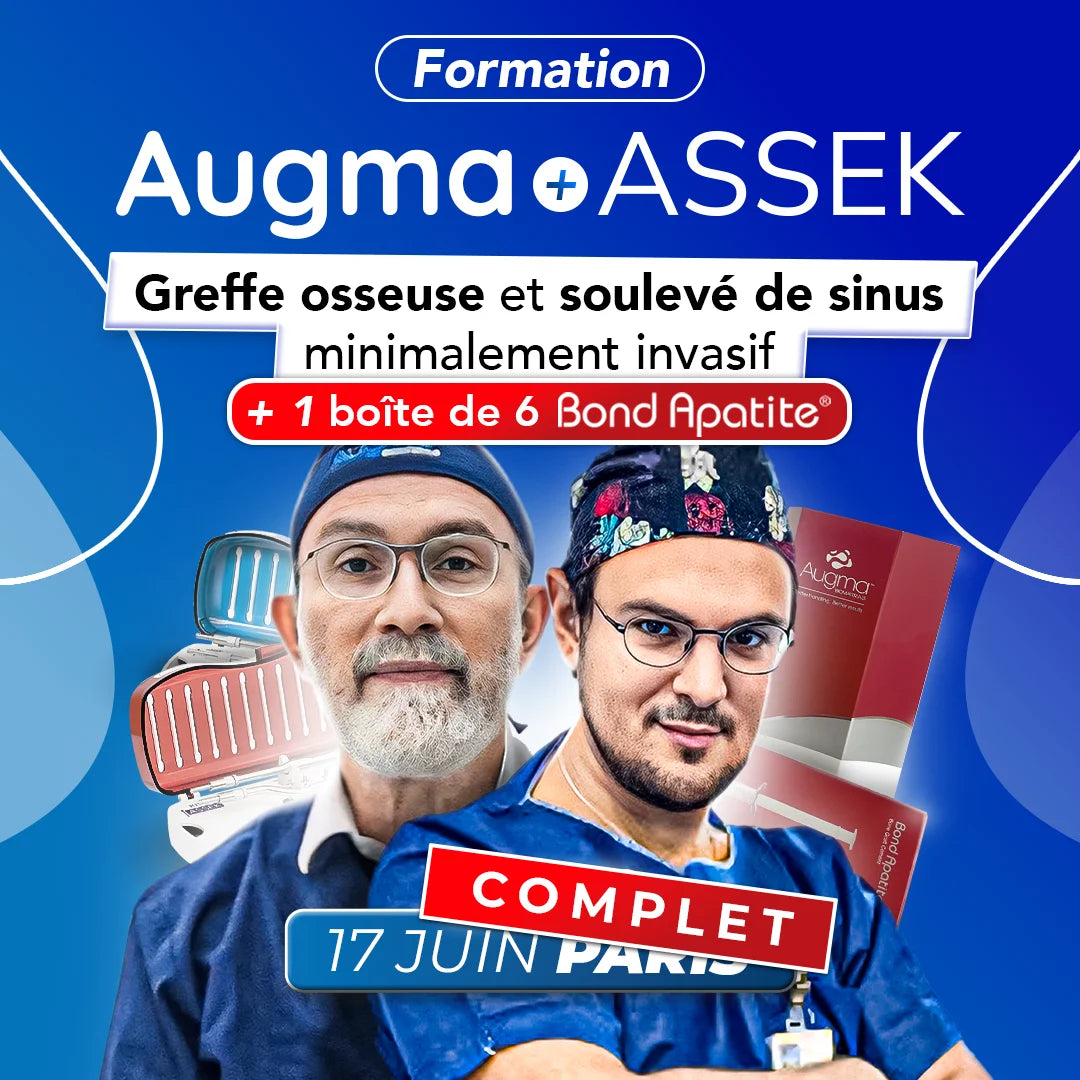 Formation greffe osseuse - Augma + ASSEK Lift - Juin 2025 LYON - David Baranès, Tanguy ROUXEL & Robert Fromental - Safe Implant