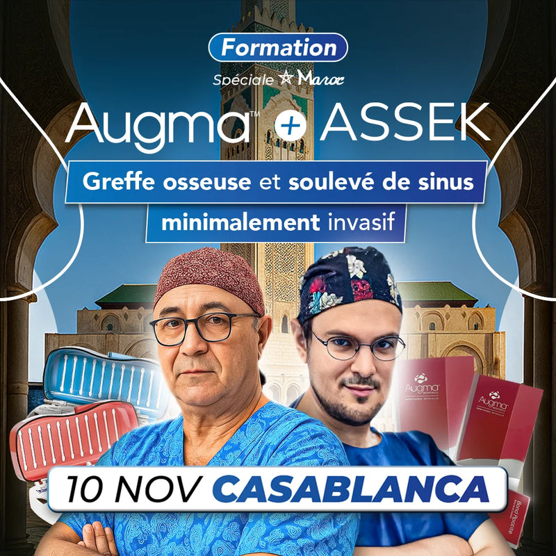 Formation greffe osseuse - Augma + ASSEK Lift - 10 Novembre 2025 Casablanca