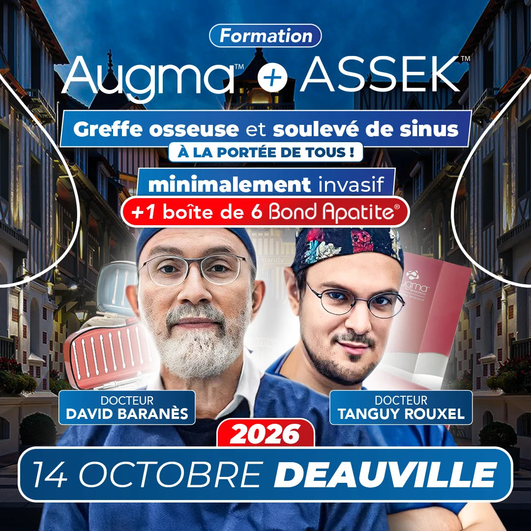 Formation greffe osseuse - Augma + ASSEK Lift - 14 Octobre 2026 Deauville