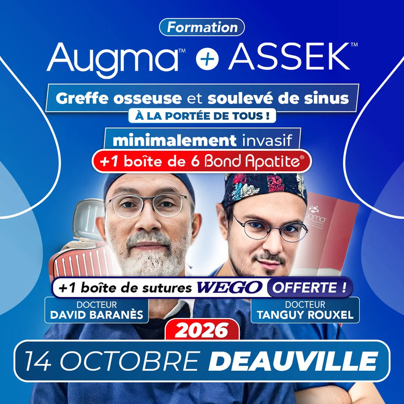 Formation greffe osseuse - Augma + ASSEK Lift - 14 Octobre 2026 Deauville