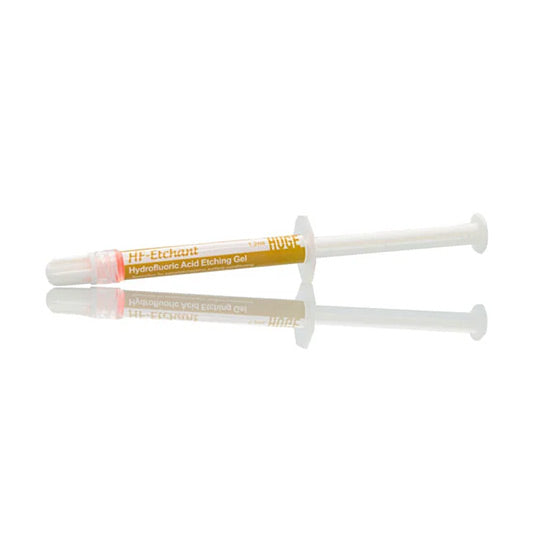 HF-Echant - Gel de mordançage à l'acide fluorhydrique - 1,2 mL/seringue + 10 embouts - HUGE - Safe Implant