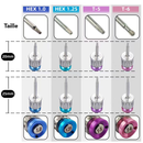 Kit de 16 tournevis universels avec clé dynamométrique pour implants dentaires représente l'outil ultime pour un contrôle précis et une connexion efficace. Grâce à ses poignées électroniques et à son tournevis rapide, cette clé vous permet de réaliser une connexion pratique en un temps record.