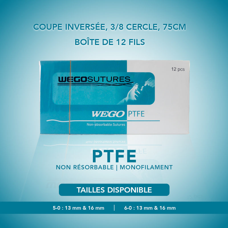 Fil de suture PTFE - Boîte de 12 - WEGO - Safe Implant