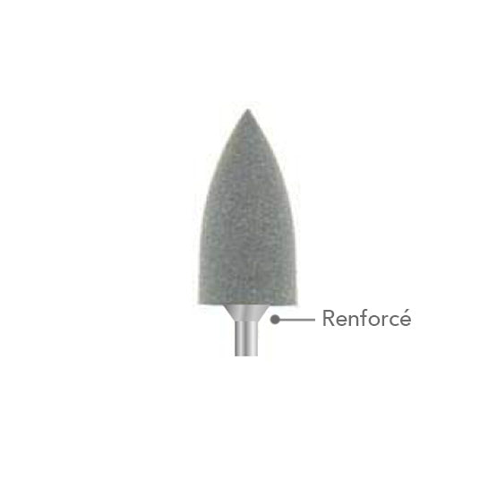 Polisseur en silicone pour composite et résines - Ø 10 mm x 20 mm - DIAN FONG - Safe Implant