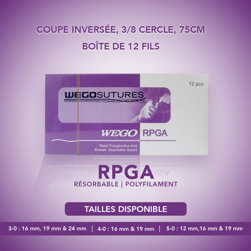 Fil de suture RPGA - Boîte de 12 - WEGO - Safe Implant