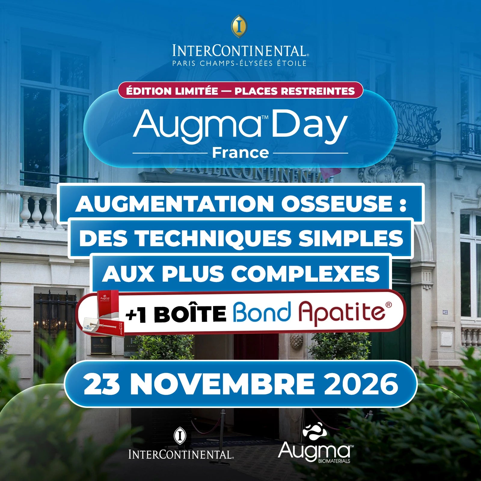 AUGMA DAY 2026 - L’événement de référence en régénération osseuse.