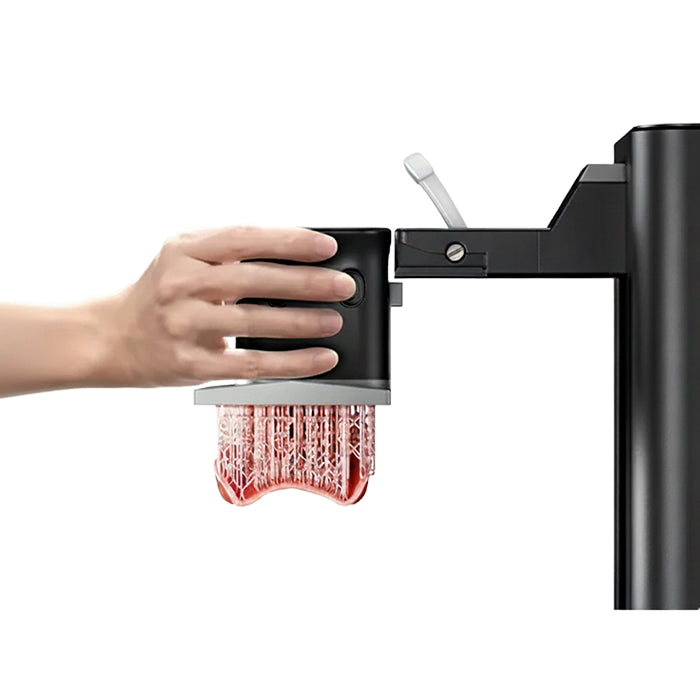 Dentiste utilisant l’imprimante 3D Rayshape Edge Mini pour la fabrication rapide de dispositifs dentaires au cabinet - Safe Implant