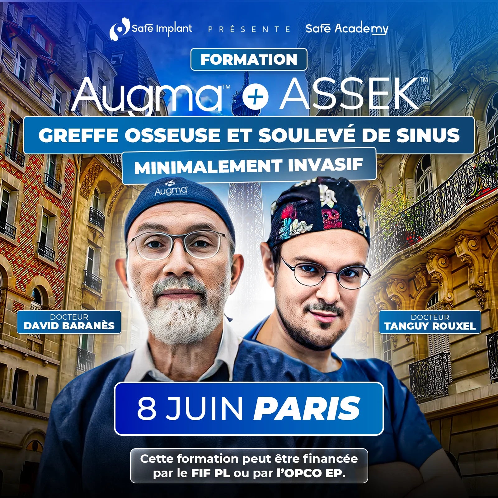 Formation greffe osseuse - Augma + ASSEK Lift - 08 Juin 2026 Paris