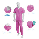 Pyjama de bloc à usage unique en polypropylène Non-tissé SMMS - Mercator - Safe Implant