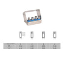 Kit 4 forets creux (tréphines) avec support - Safe Implant