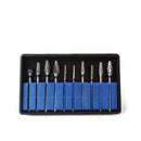 Kit 10 fraises de découpe en carbure de tungstène HP - Safe Implant