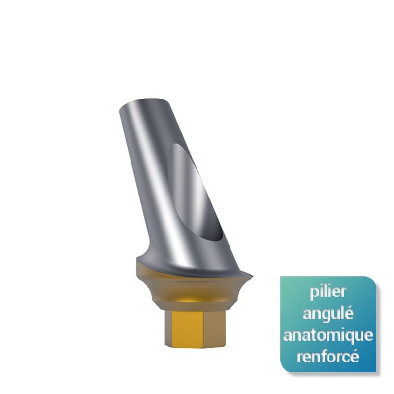 Pilier anatomique angulé 25° renforcé - Safe Implant