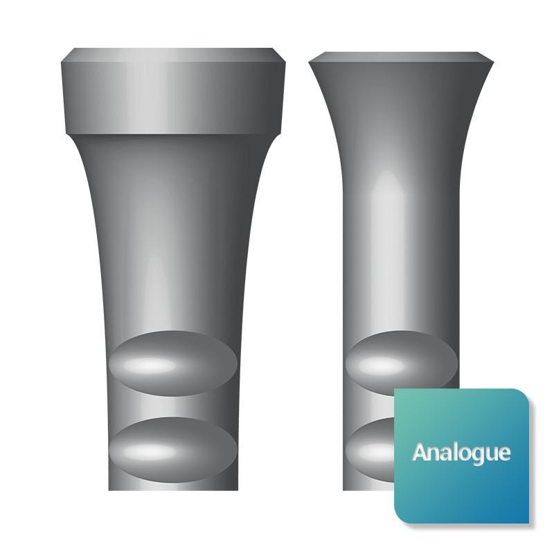 Analogue compatible Soft Tissue Level™ - Safe Implant