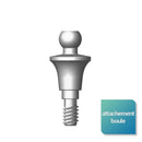 Attachement boule droit générique Six-three System™ (KONTACT) - Safe Implant