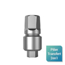 Safe Clic™ - pilier/transfert ciel fermé 2en1 (vendu avec son coping) Wide plateforme