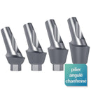 Piliers angulés chanfreinés 25° - Safe Implant