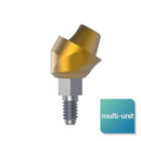 Multi-unit angulés monoblocs 18°,30° & 45° de 1 à 4 mm pour hexagone diam 2.43 mm - Safe Implant