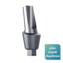 Piliers angulés chanfreinés 15° larges - Safe Implant