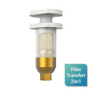 Safe Clic™ - pilier/transfert ciel fermé 2en1 (vendu avec son coping) Wide plateforme