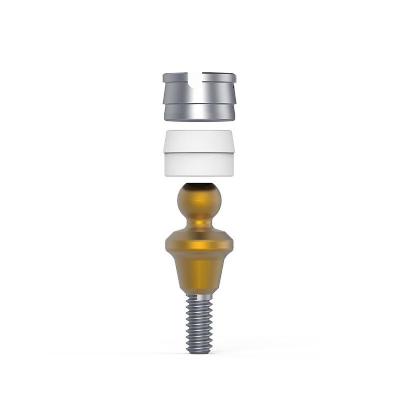 Attachement boule plateforme conique compatible au implant ASTRATECH™ OSSEOSPEED TX™ Ø 3.5/4 - Safe Implant