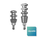 Transfert clipsable pour petite ouverture buccale