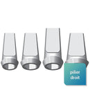 Piliers droits compatibles Branemark™ System Mk III Groovy™ - Safe Implant