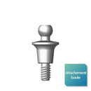 Attachement boule compatible avec la marque GlobalD™ modèle In-Kone™ UNIVERSAL et  PRIMO Ø 3,50, 4,00, 4,50 et 5,00 mm. - Safe Implant