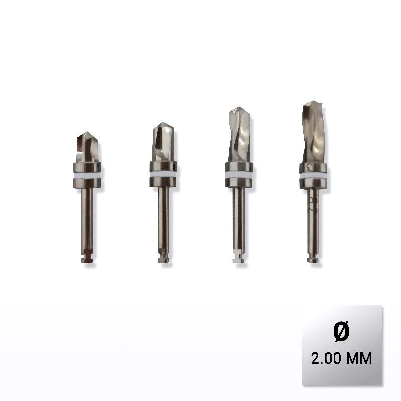 Foret stoppeur 2,00 mm de diamètre - Safe Implant