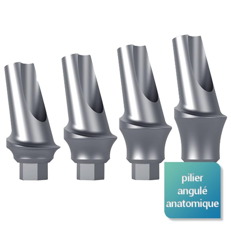 Piliers angulés anatomiques 15° - Safe Implant
